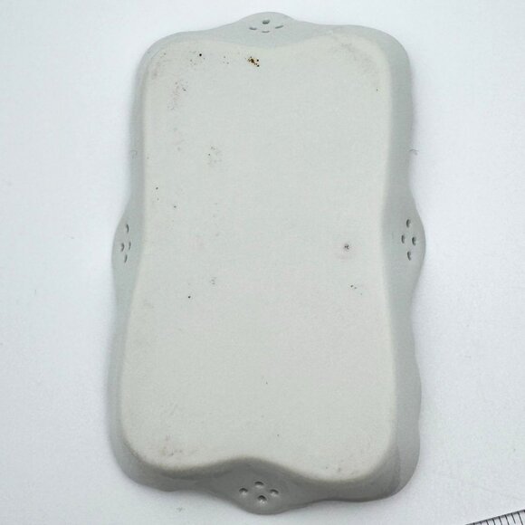 Hand Painted Vintage Yellow FlowerTrinket Tray Signed By Zenas 1940s - Picture 7 of 9